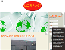 Tablet Screenshot of moriplast.com